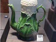 Wedgwood's C18th Cauliflower coffee pot, from a time when such vegetables were a fashionable novelty!